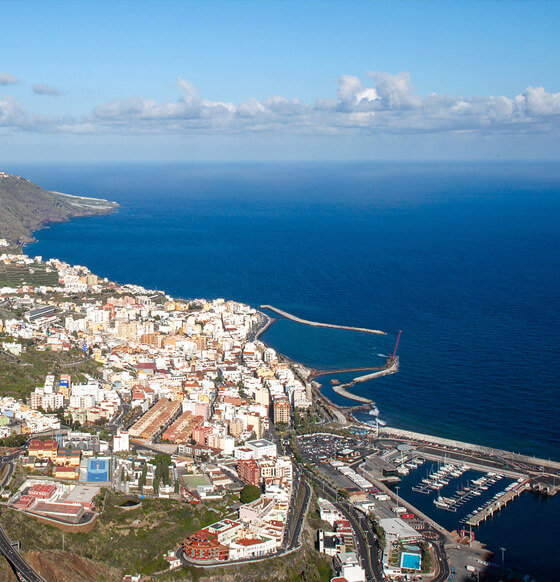 Ruta corta en coche por La Palma - listado