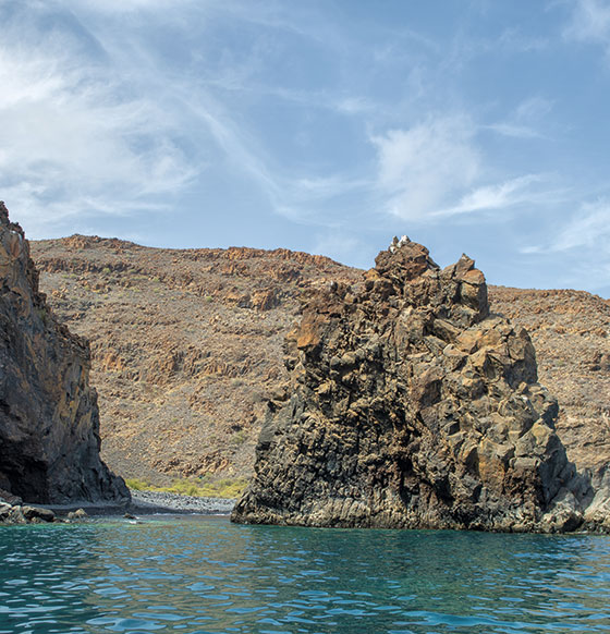 La Gomera. Playa del Guincho