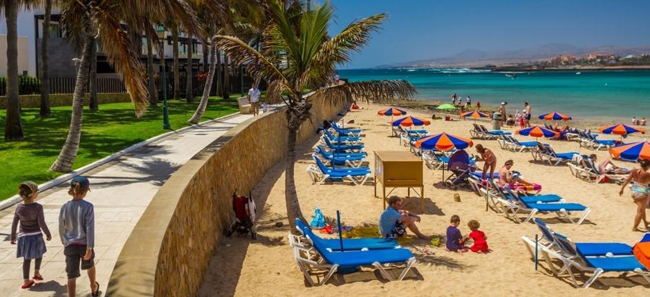 Praia de El Castillo Praias populares de Fuerteventura