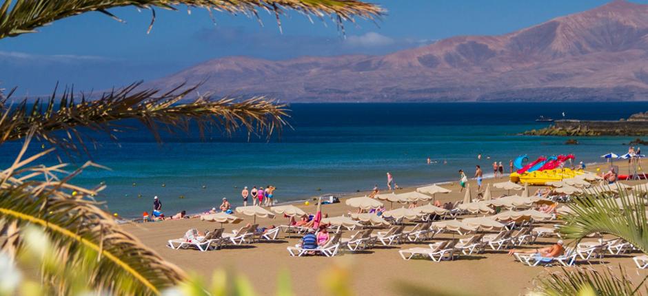 Praia Grande Praias populares de Lanzarote