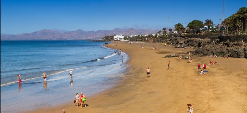 Praia Grande Praias populares de Lanzarote