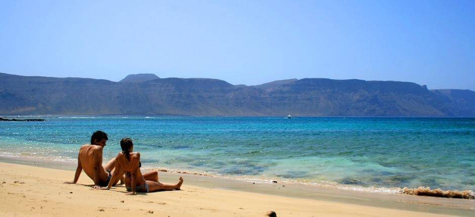 Praia La Francesa Praias populares de Lanzarote