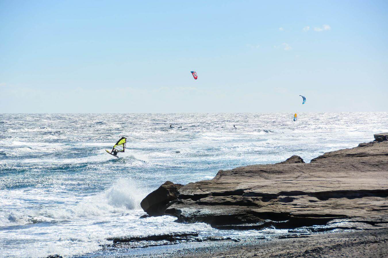 Windsurf en la playa de El Cabezo Spots de windsurf de Tenerife