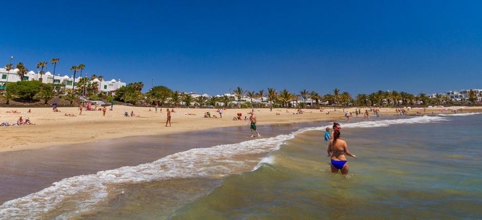 Praia de Las Cucharas Praias populares de Lanzarote