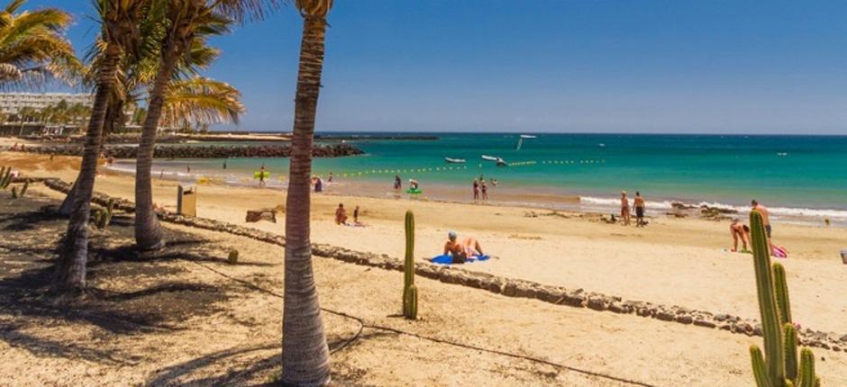Praia de Las Cucharas Praias populares de Lanzarote