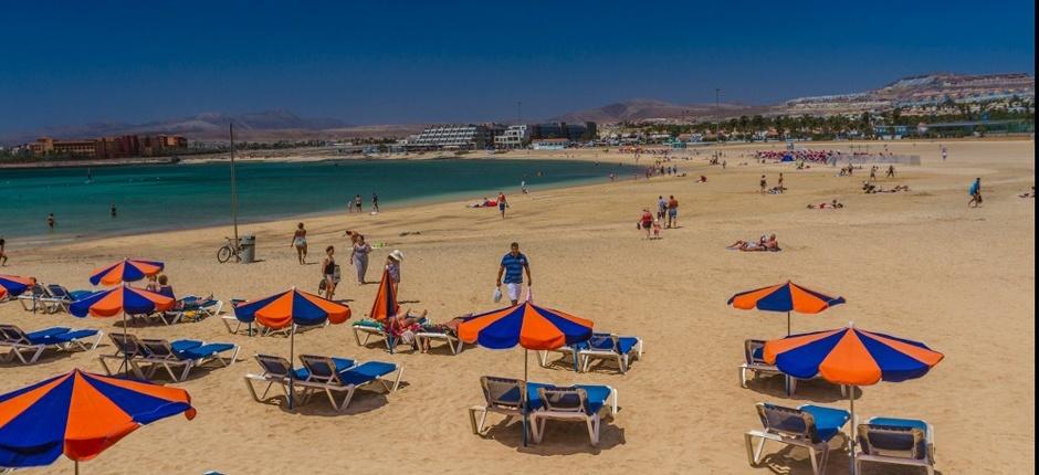 Praia de El Castillo Praias populares de Fuerteventura