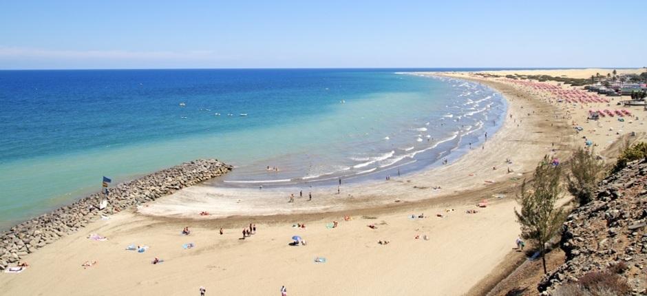 Praia do Inglés Praias populares de Gran Canaria